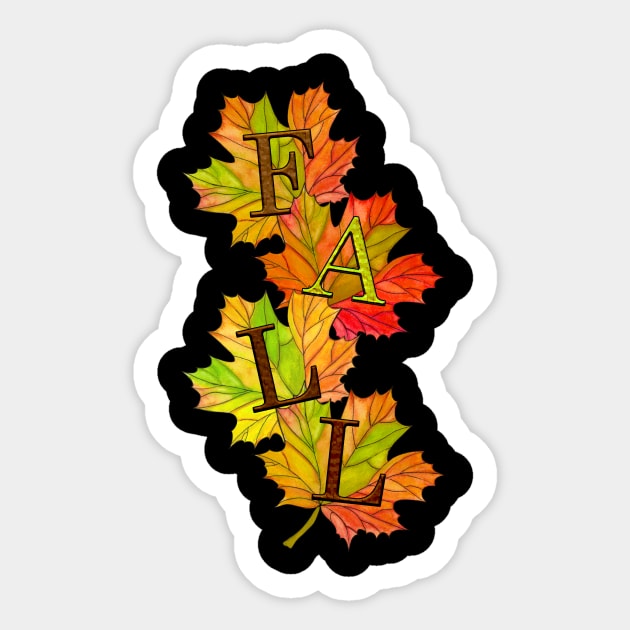 fall Sticker by Gigart